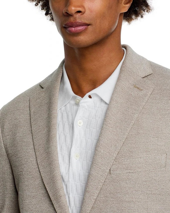 Vince Cotton & Silk Pique Jersey Knit Slim Fit Casual Sport Coat MSRP $698