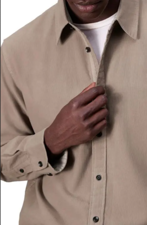 rag & bone Finch Cotton Corduroy Button Down Shirt MSRP $298