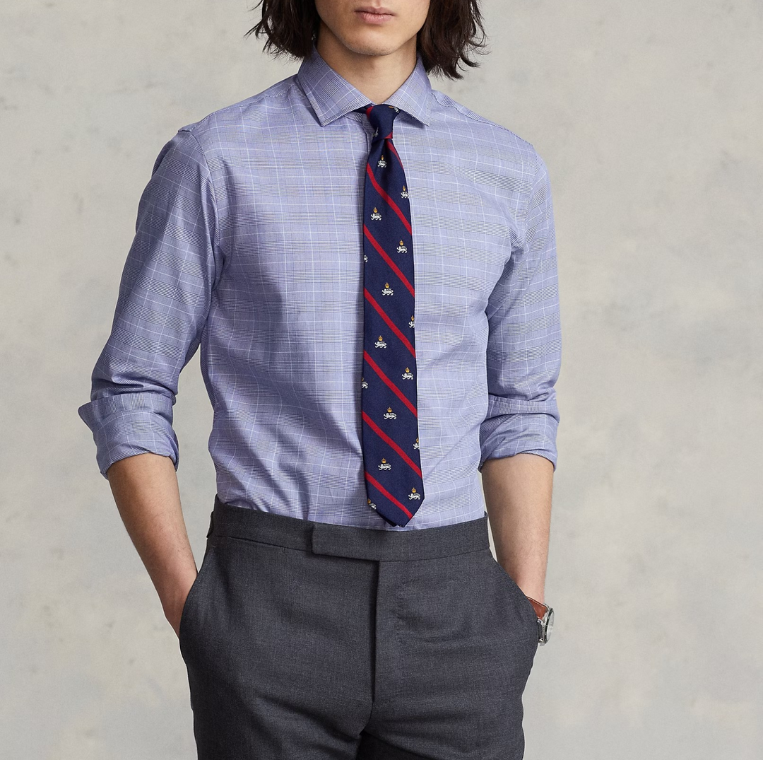 Polo Ralph Lauren Custom Fit Plaid Twill Shirt MSRP $168