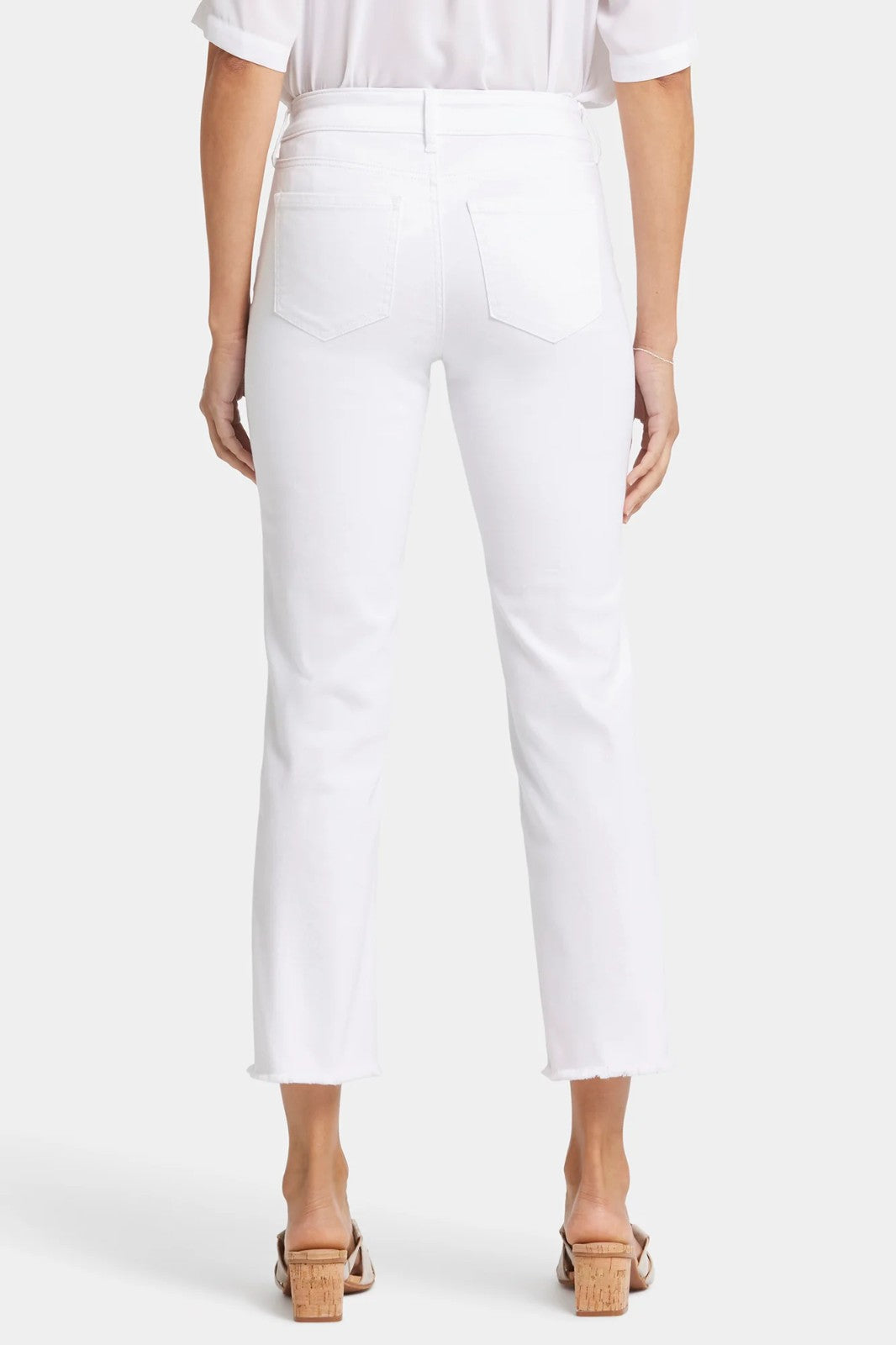 NYDJ Marilyn Optic White Hems Jean MSRP $109