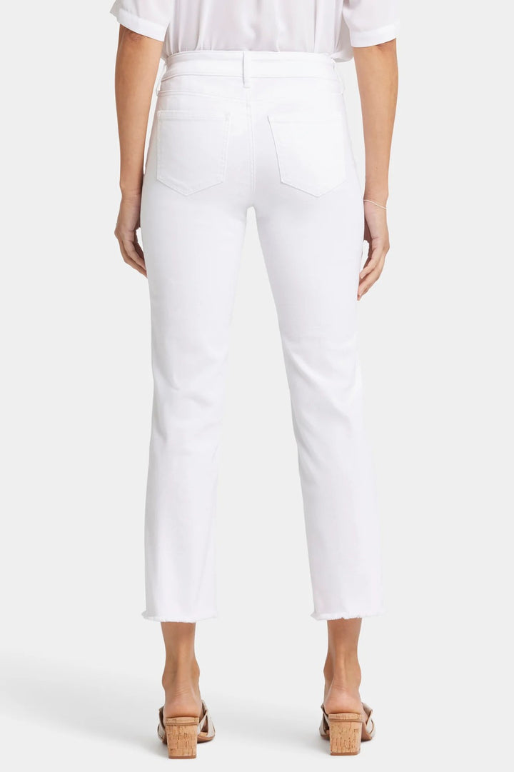 NYDJ Marilyn Optic White Hems Jean MSRP $109