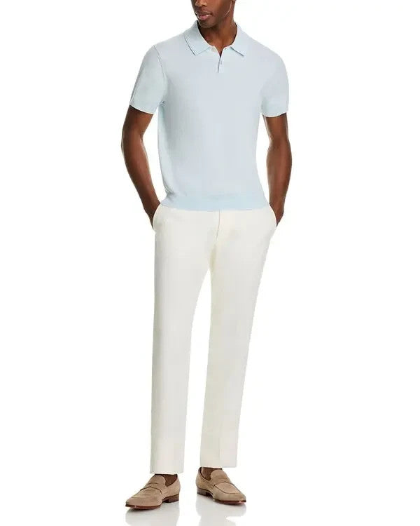 The Men's Store Short Sleeve Sweater Polo MSRP $98