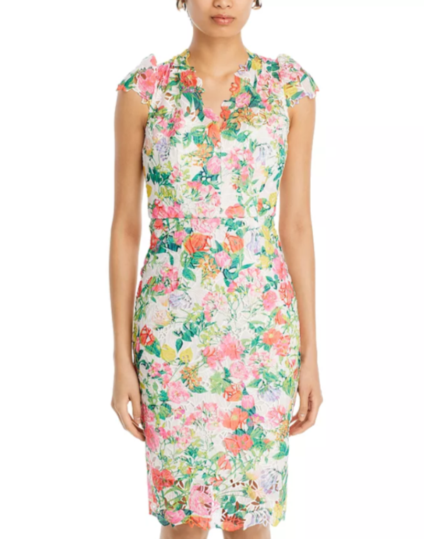 Eliza J Guipure Lace Dress MSRP $198