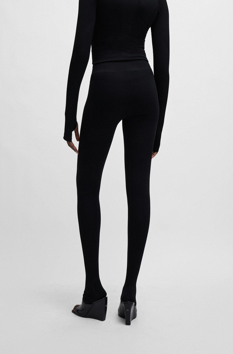 NAOMI X BOSS Stretch-jersey Leggings with Branded Waistband MSRP $198