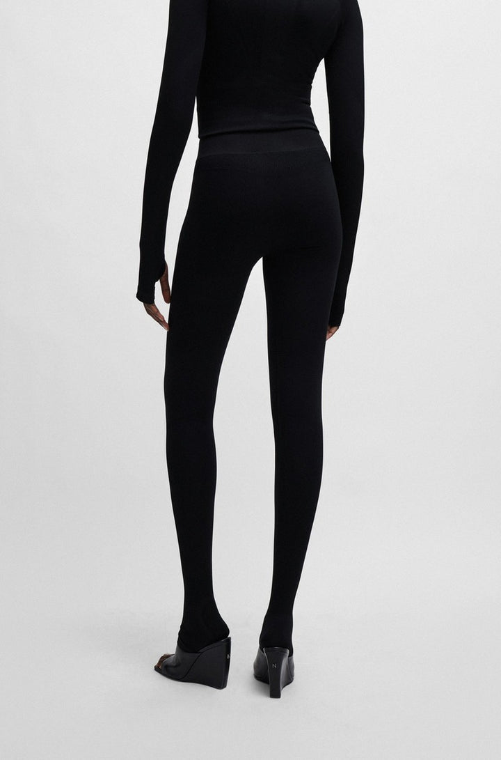 NAOMI X BOSS Stretch-jersey Leggings with Branded Waistband MSRP $198