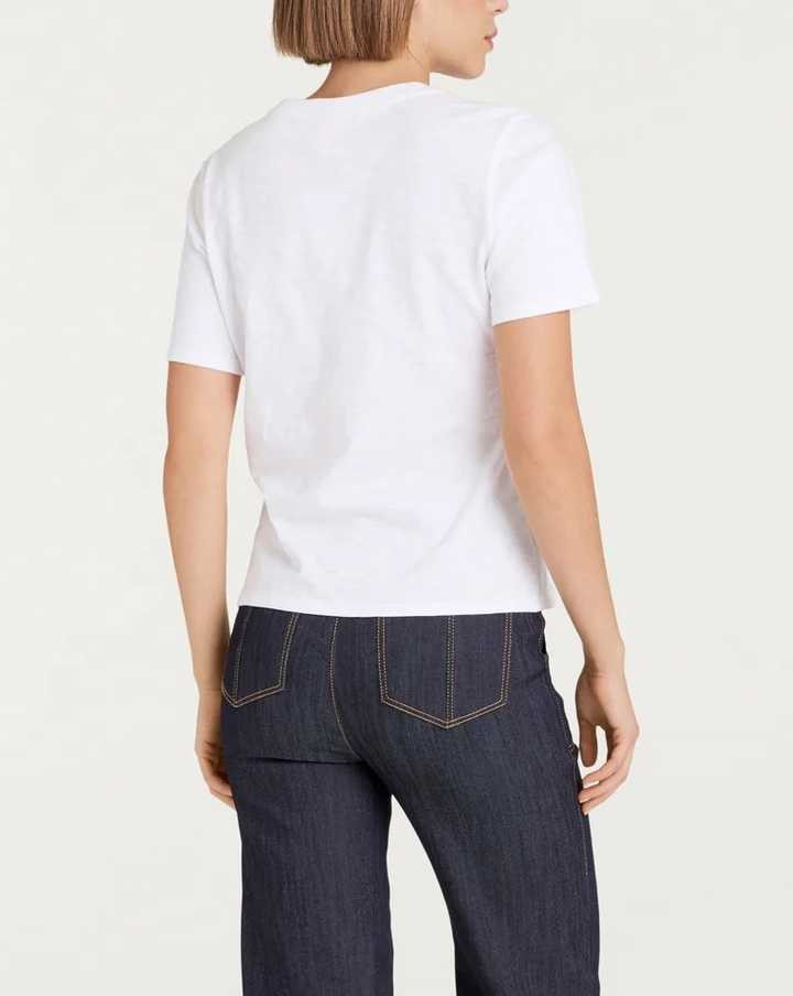 Cinq à Sept Le Chic Cotton Graphic T-Shirt MSRP $95