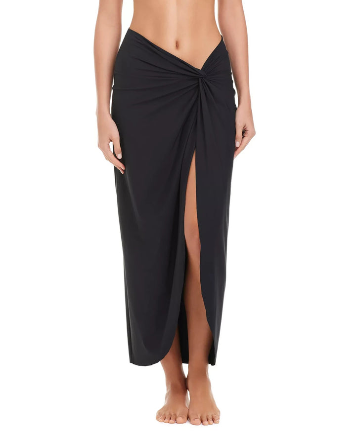 Beyond Control Long Twist Skirt Swim Cover-up MSRP $78