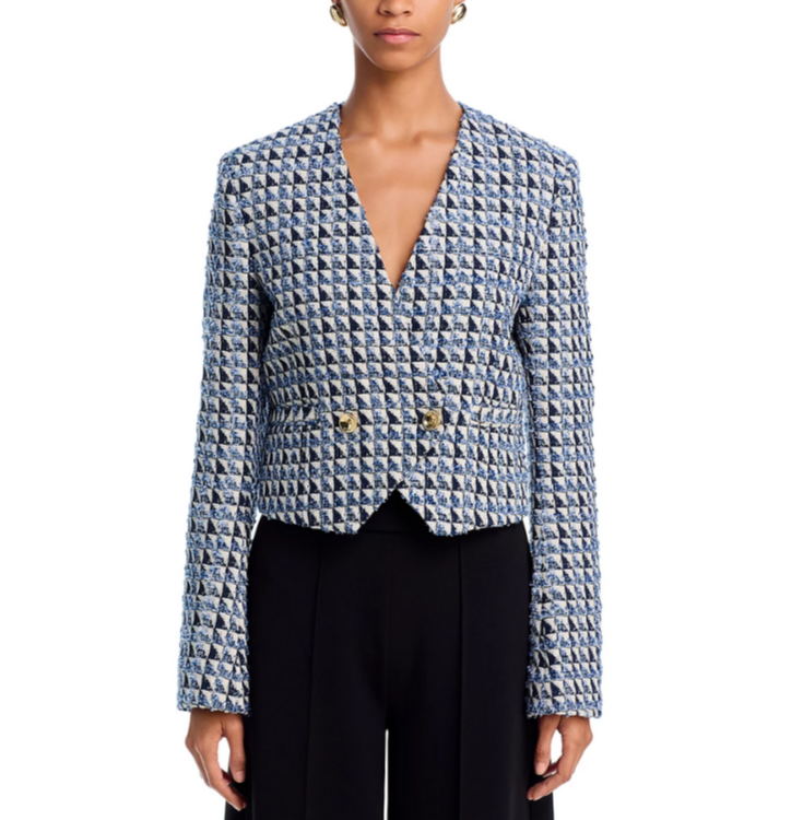 Derek Lam 10 Crosby Marcel Tweed Jacket MSRP $650