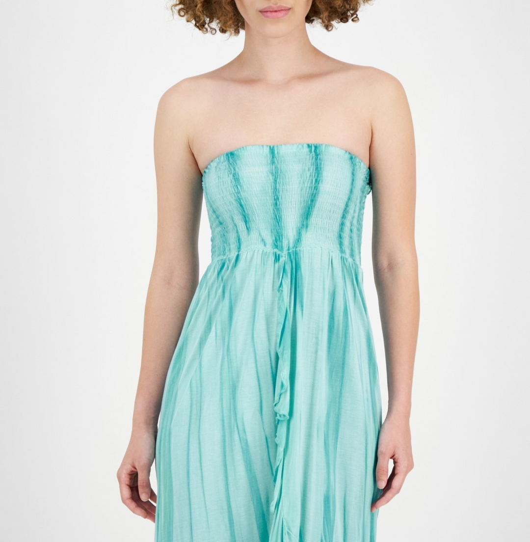 Raviya Women's Smocked Midi Dress Cover-Up MSRP $38