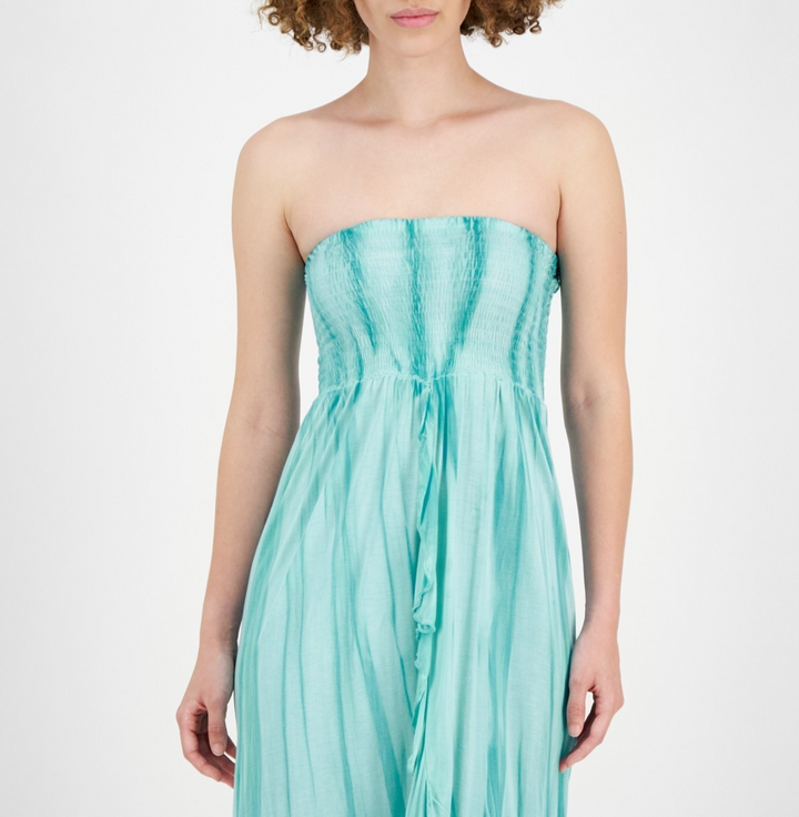 Raviya Women's Smocked Midi Dress Cover-Up MSRP $38