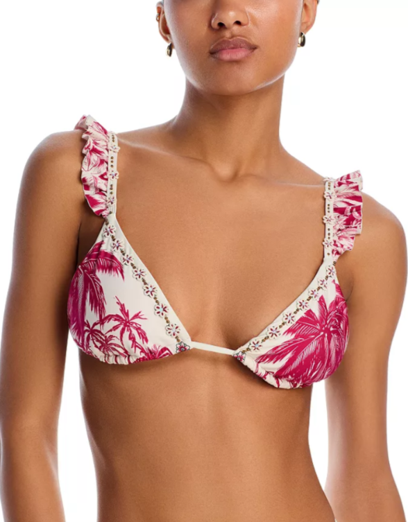 Agua Bendita Agata Palms Bikini Top MSRP $164