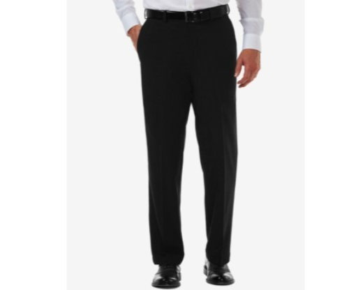Haggar® Cool 18® PRO Classic-Fit Wrinkle-Free Flat-Front Pants MSRP $70