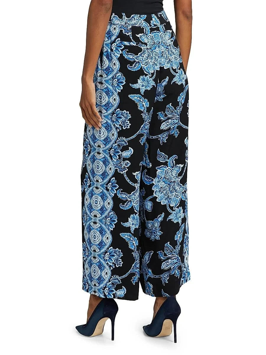Elie Tahari The Skylar Printed Pants MSRP $345