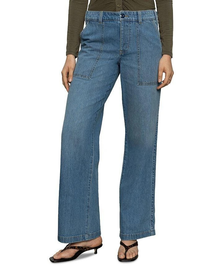 Sanctuary High Rise Wide Leg Straight Jeans MSRP $139