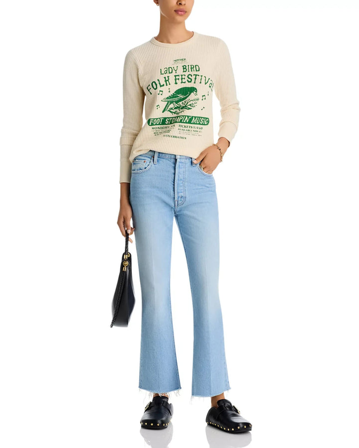 MOTHER The Tripper Flood Fray Jeans MSRP $248