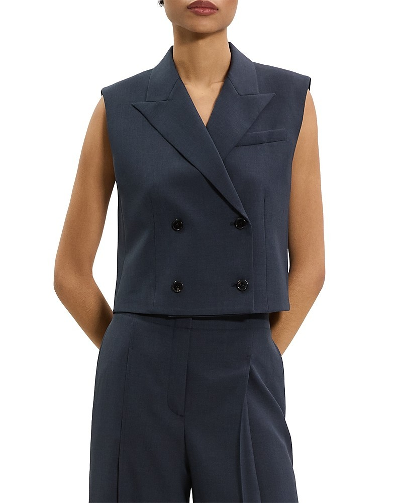 Theory Peak Double Breasted Vest MSRP $295