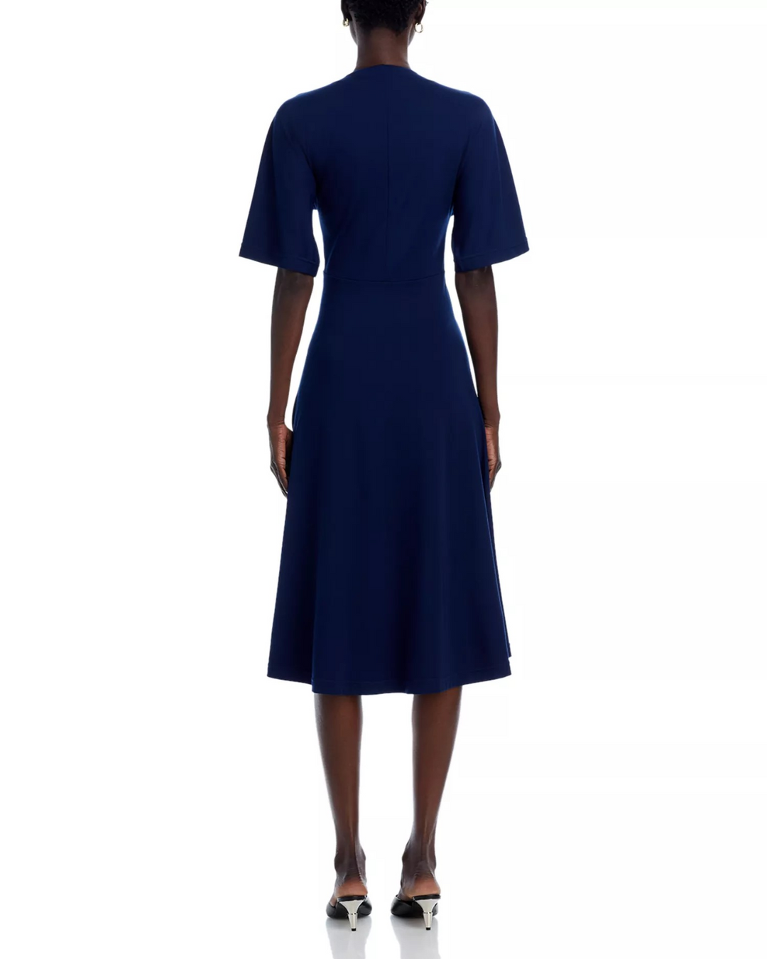 Derek Lam 10 Crosby Lorraine Twist Front Midi Dress MSRP $395