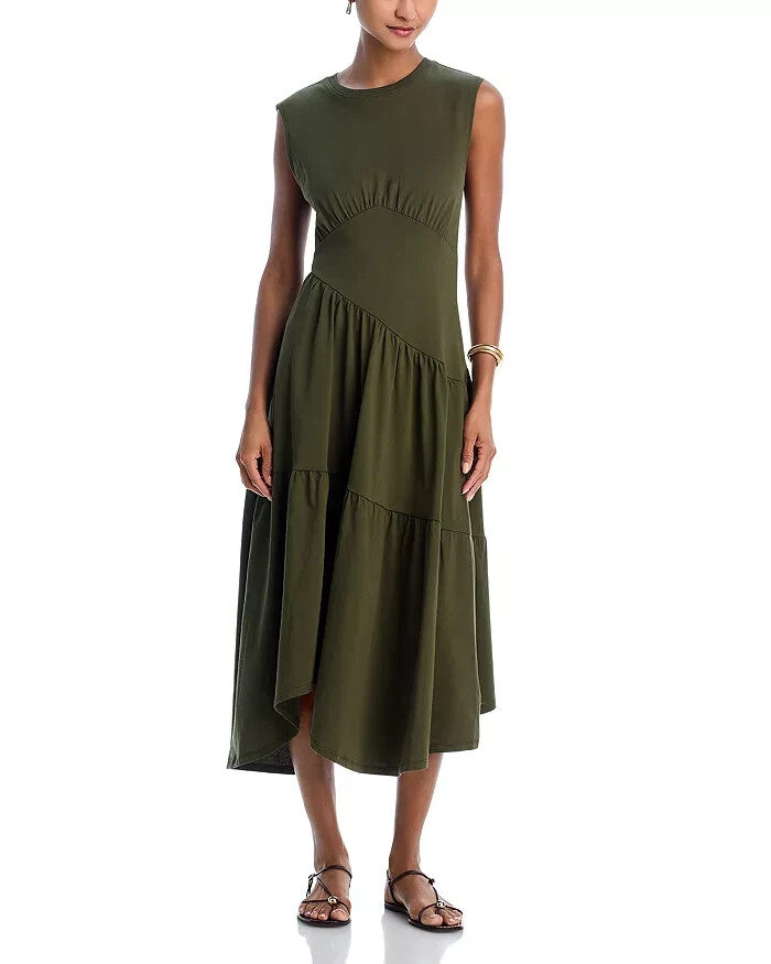 Frame Gathered Seam Knit Dress MSRP $328