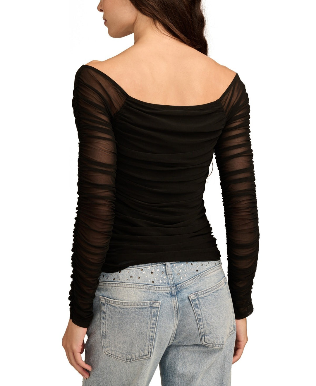 Lucky Brand  Ruched Off-The-Shoulder Top MSRP $49