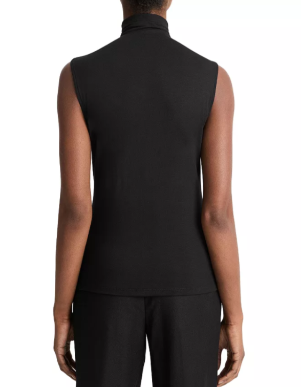 Vince Turtleneck Sleeveless Top MSRP $108