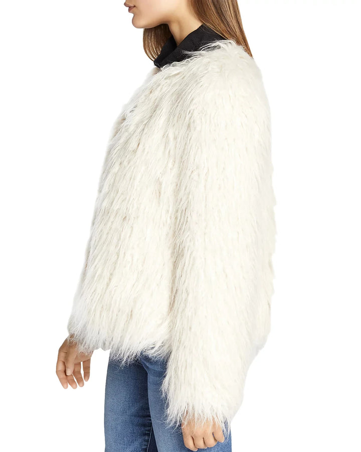 Sanctuary Cropped Faux-Fur Jacket MSRP $199
