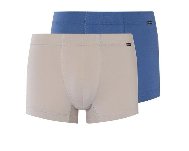 Hanro Cotton Essentials Covered Waistband Boxer Briefs, Pack of 2 MSRP $80
