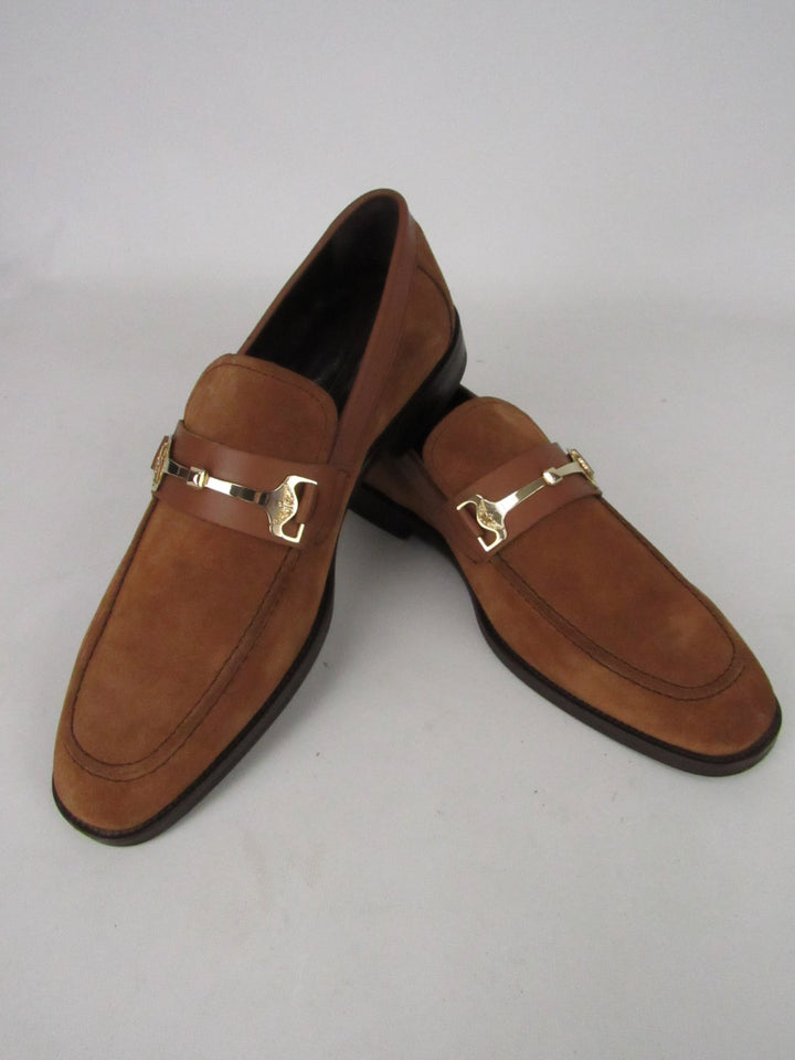 Men’s Premium Suede Loafers | Calf & Goat Leather – Handcrafted Size EU 41