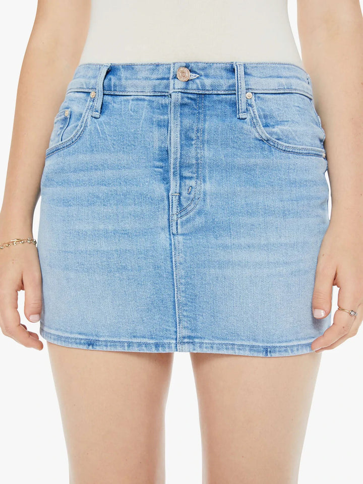 Mother The Vagabond Denim Mini Skirt MSRP $228