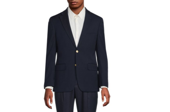 Tommy Hilfiger Solid Stretch Modern-Fit Sport Coat $295