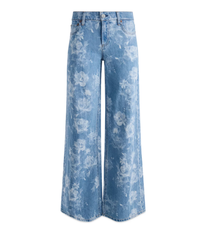 Alice and Olivia Trish Low Rise Baggy Jeans MSRP $350