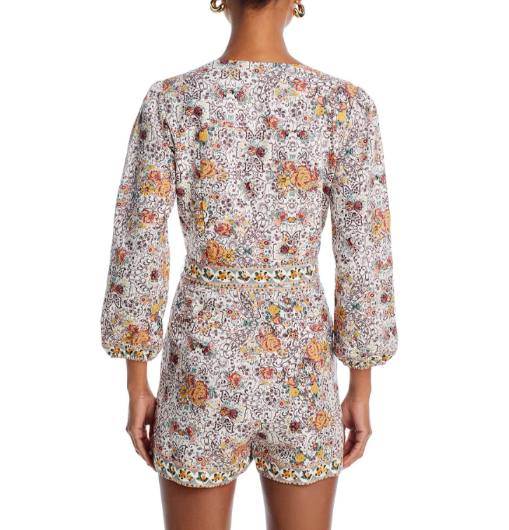 PAIGE Puglia Belted Romper MSRP $279