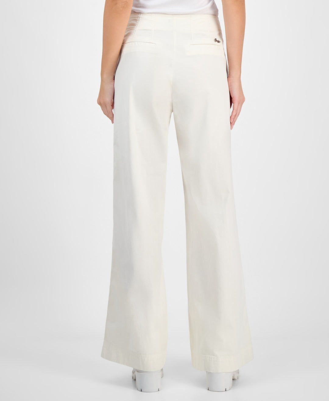 BOSS Orange Women's High-Rise Wide-Leg Pants MSRP $179