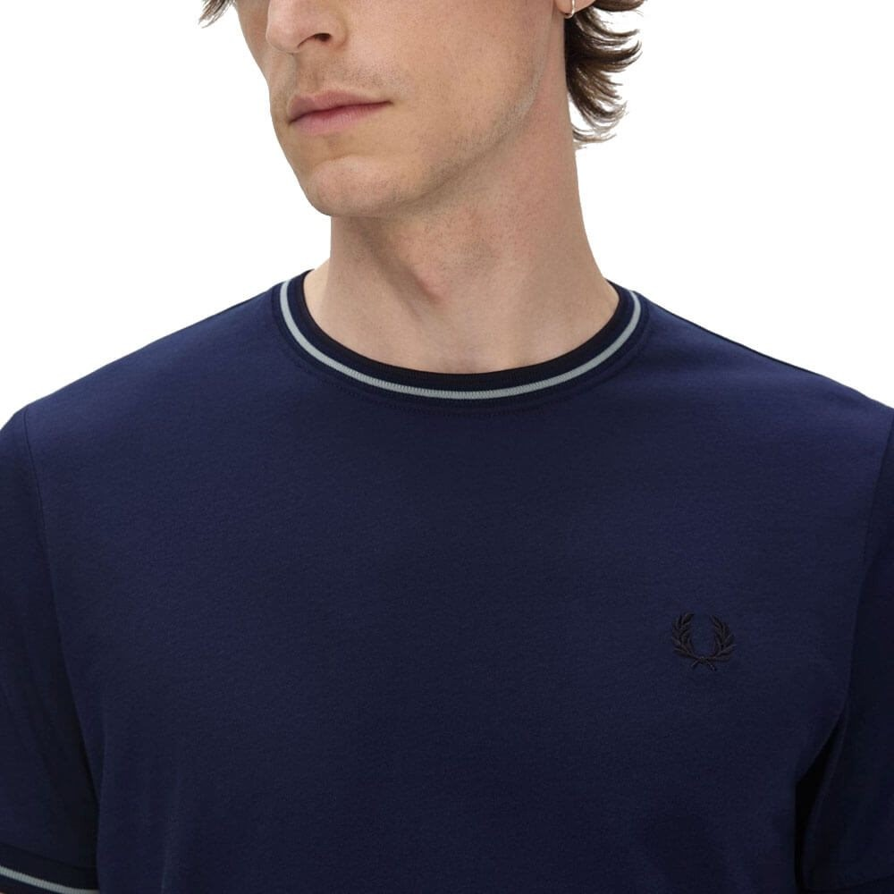Fred Perry Mens Twin Tipped T-Shirt MSRP $70