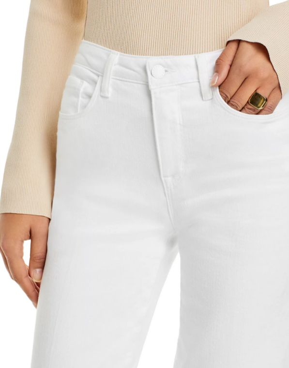L'AGENCE Scottie High Rise Wide Leg Jeans MSRP $255