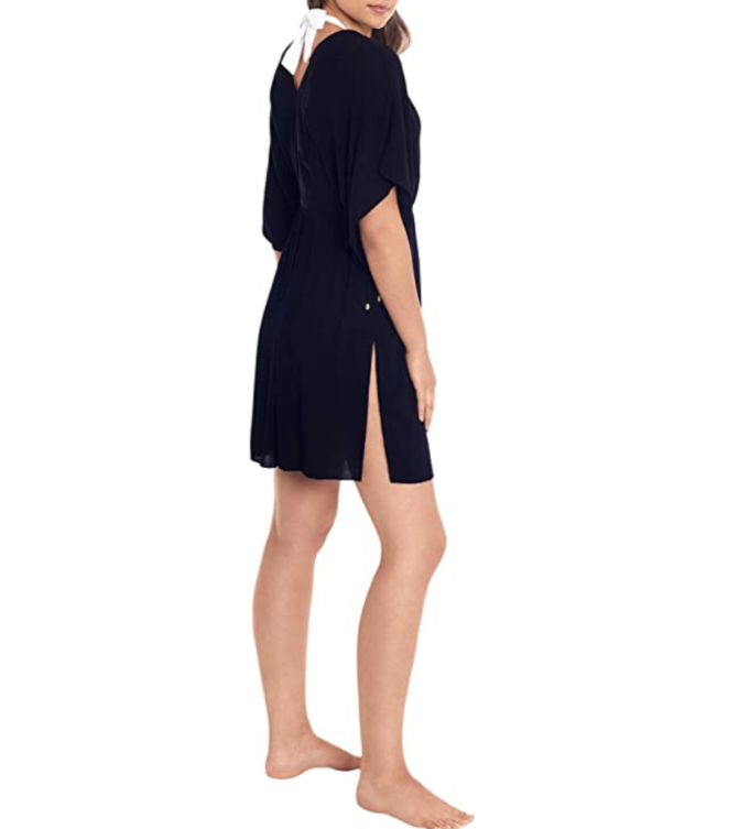 Lauren Ralph Lauren Lauren Crinkle Rayon Tunic Cover-Up MSRP $115