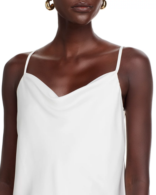 Elie Tahari The Katrina Drape Neck Top MSRP $195