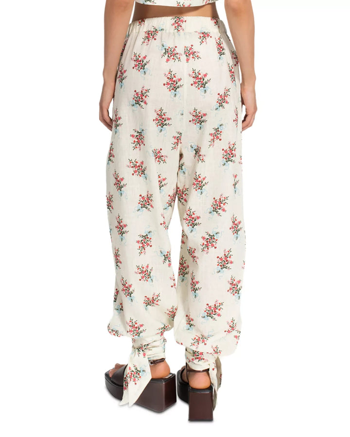 Agua Bendita Silvia Cherish Embroidered Pants MSRP $220