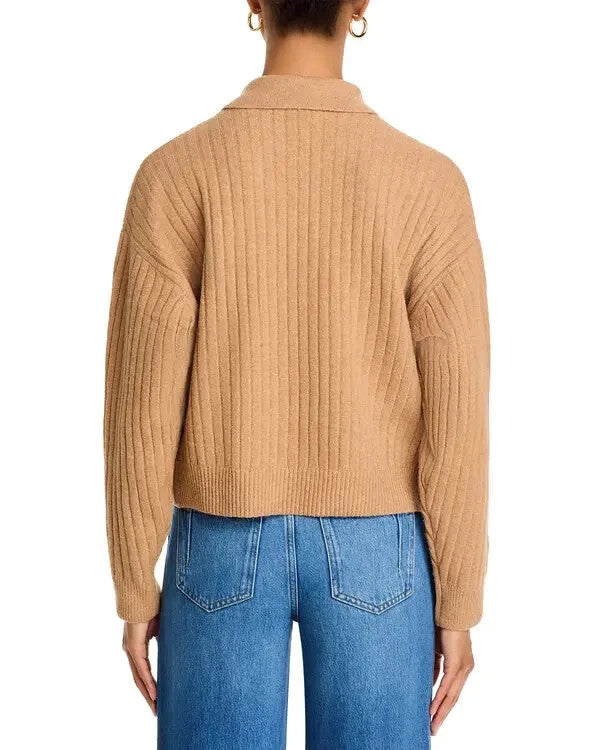 FRENCH CONNECTION Vhari Collared Sweater MSRP $128