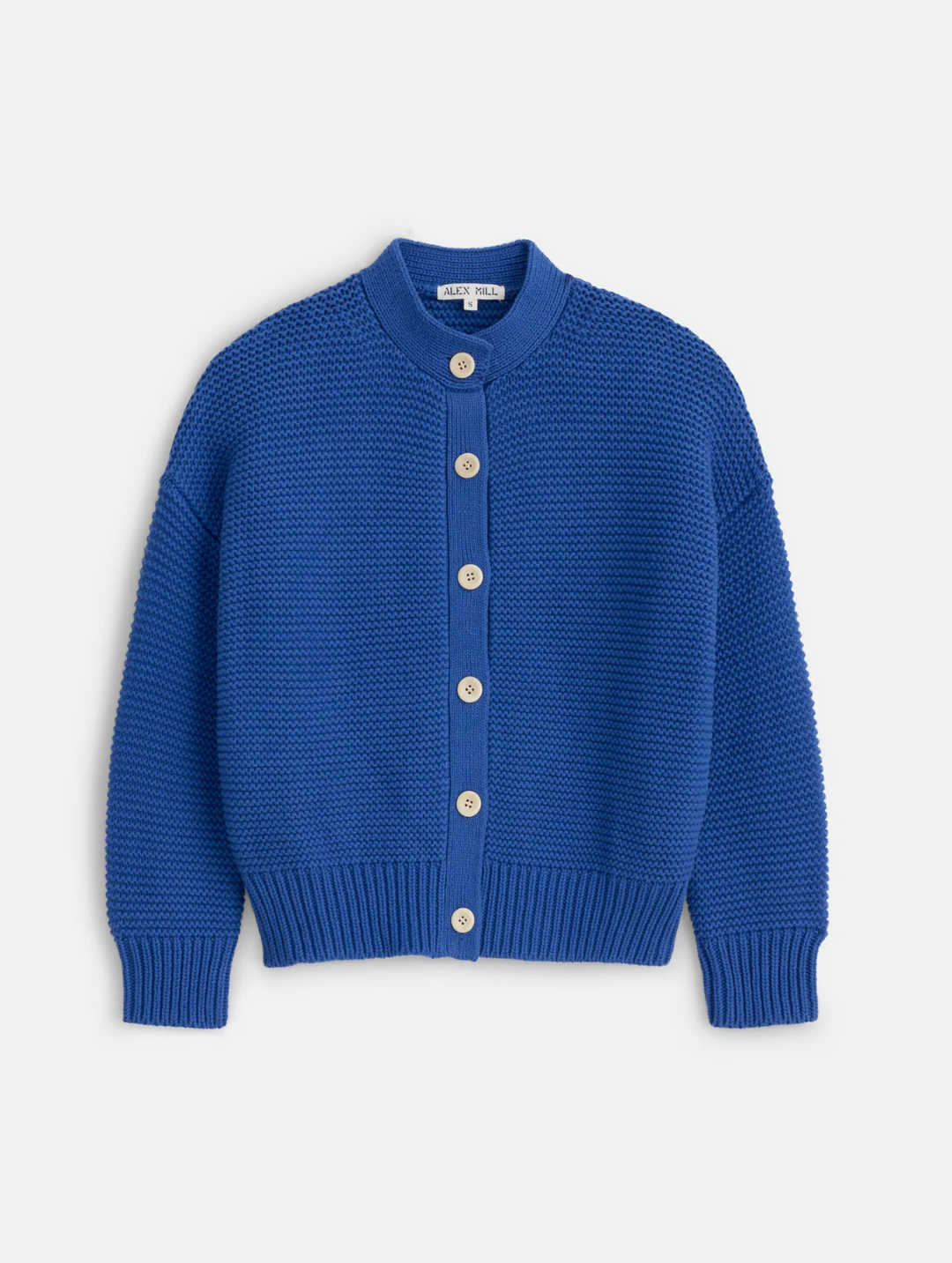 Alex Mill Nico Crewneck Cotton Cardigan MSRP $165