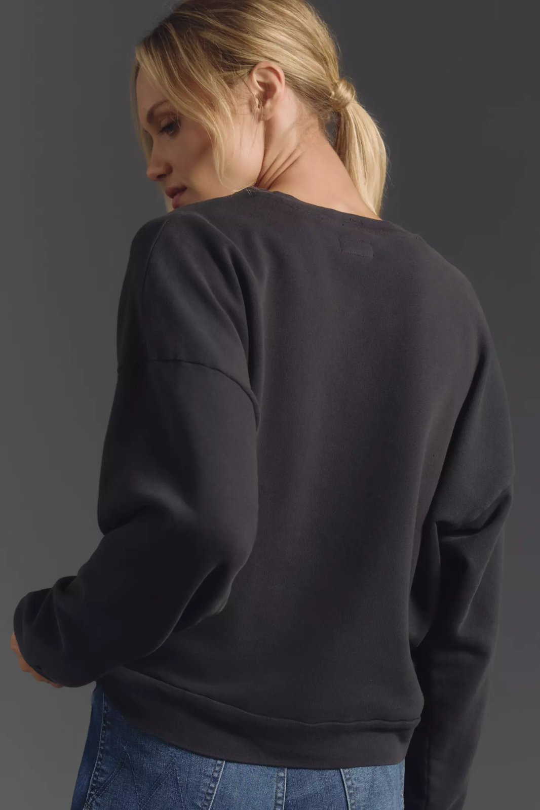 MOTHER the Drop Square Sweatshirt MSRP $158