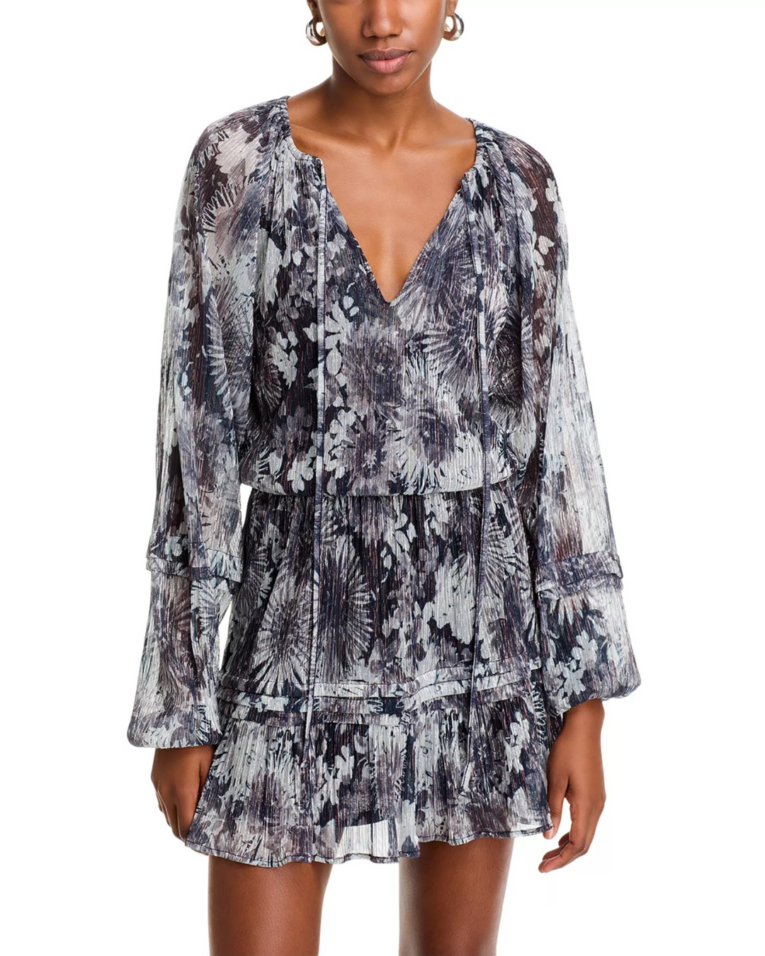 Ramy Brook Twilight Aaliyah Metallic Dress MSRP $395