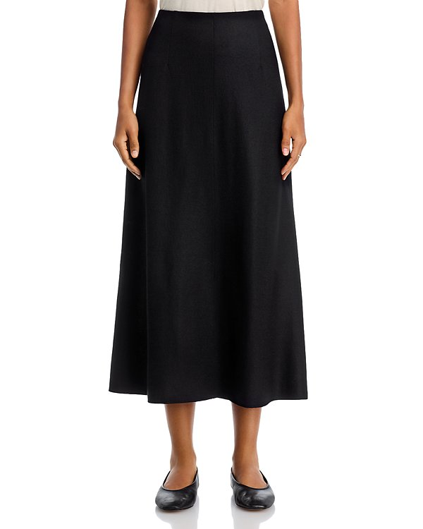 Eileen Fisher Wool Midi Skirt MSRP $228