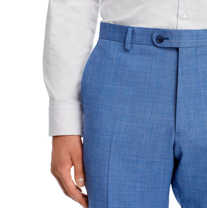 John Varvatos Star USA Tonal Plaid Suit Pants MSRP $228