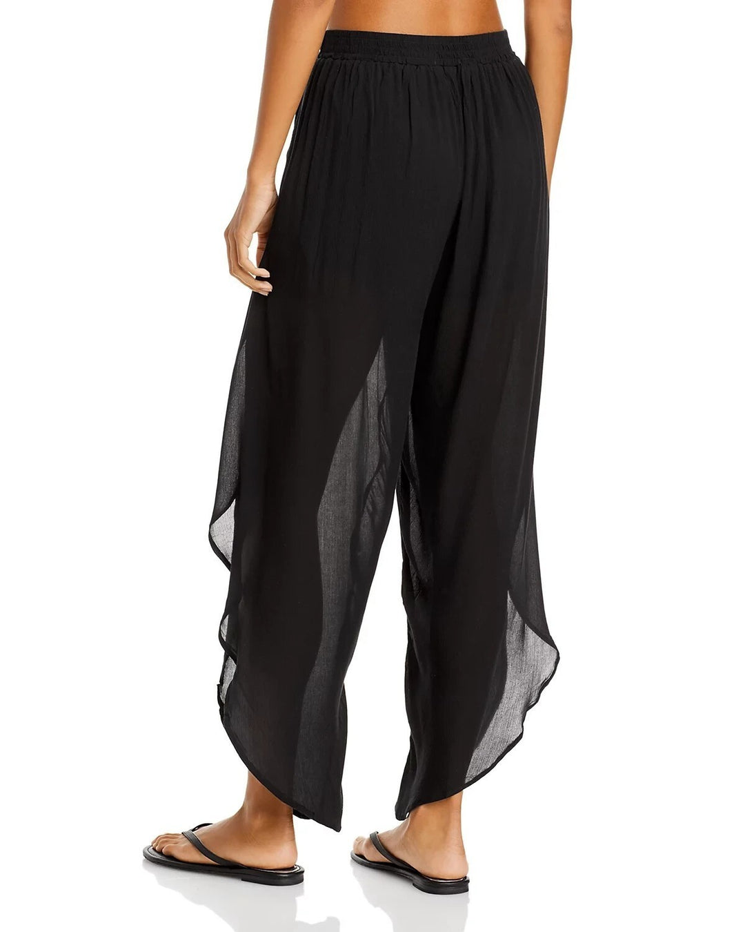 AQUA Swim Petal Beach Swim Cover-Up Pants MSRP $78