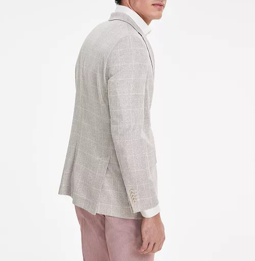 Tommy Hilfiger Men's Modern-Fit Windowpane Sport Coat MSRP $295