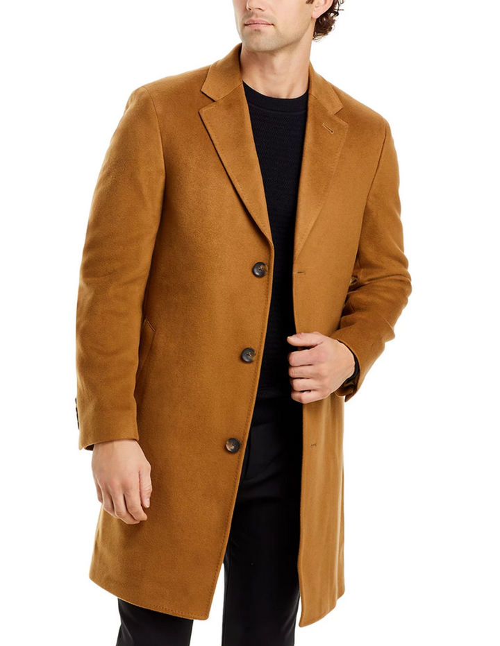 The Men Store Darrien Cashmere Top Coat MSRP $1198