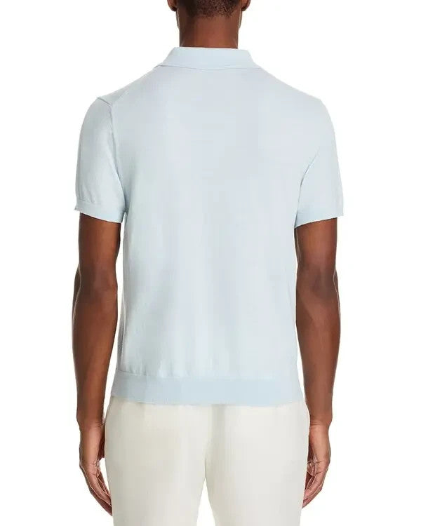 The Men's Store Short Sleeve Sweater Polo MSRP $98