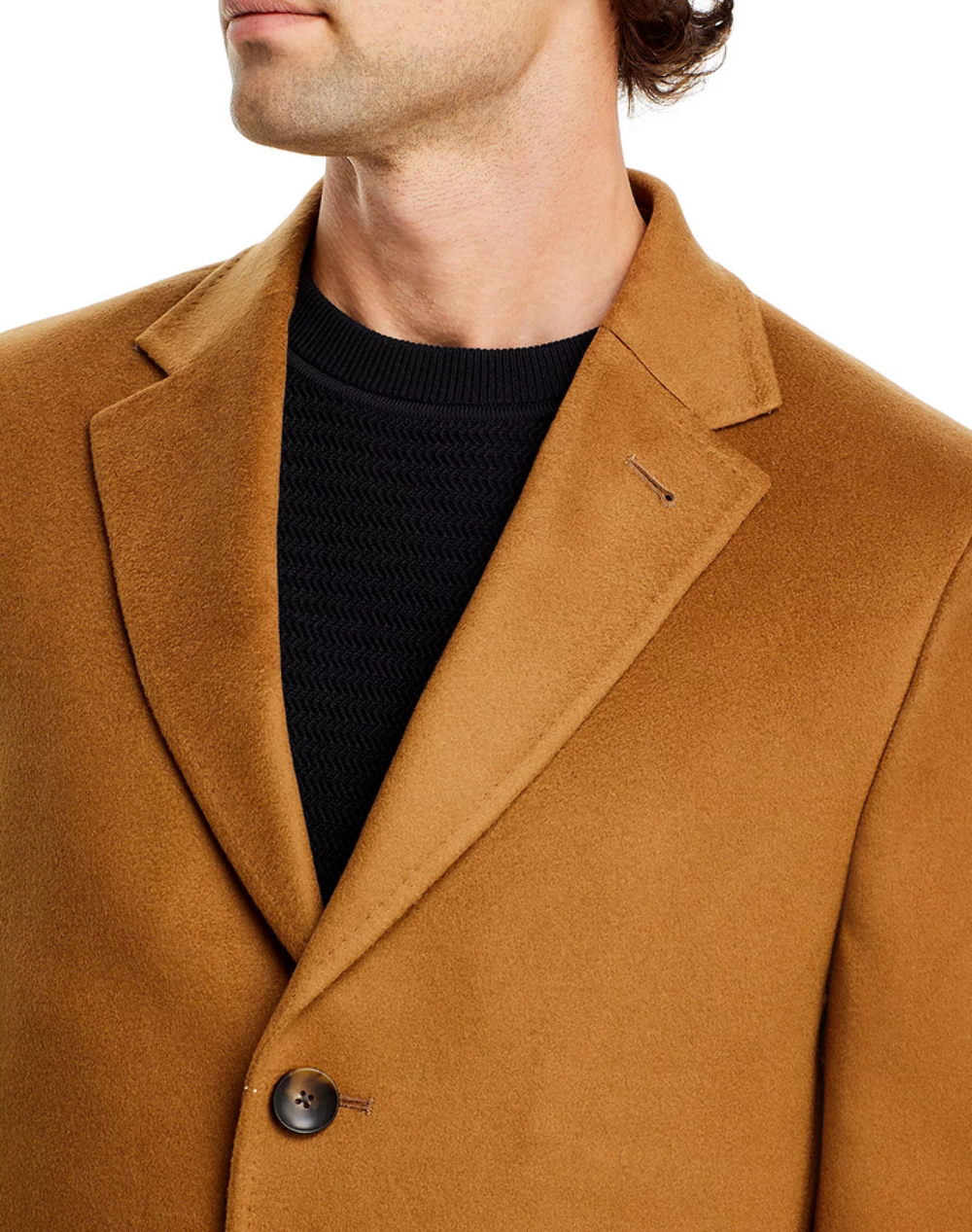 The Men Store Darrien Cashmere Top Coat MSRP $1198