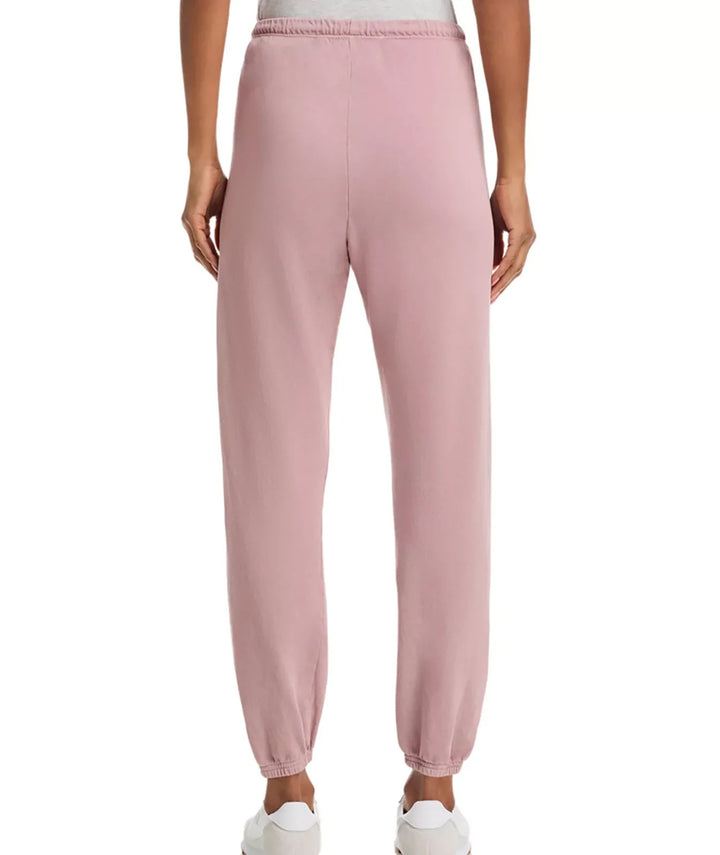 Free City Cotton Logo Sweatpants in Ballerina Golden MSRP $168