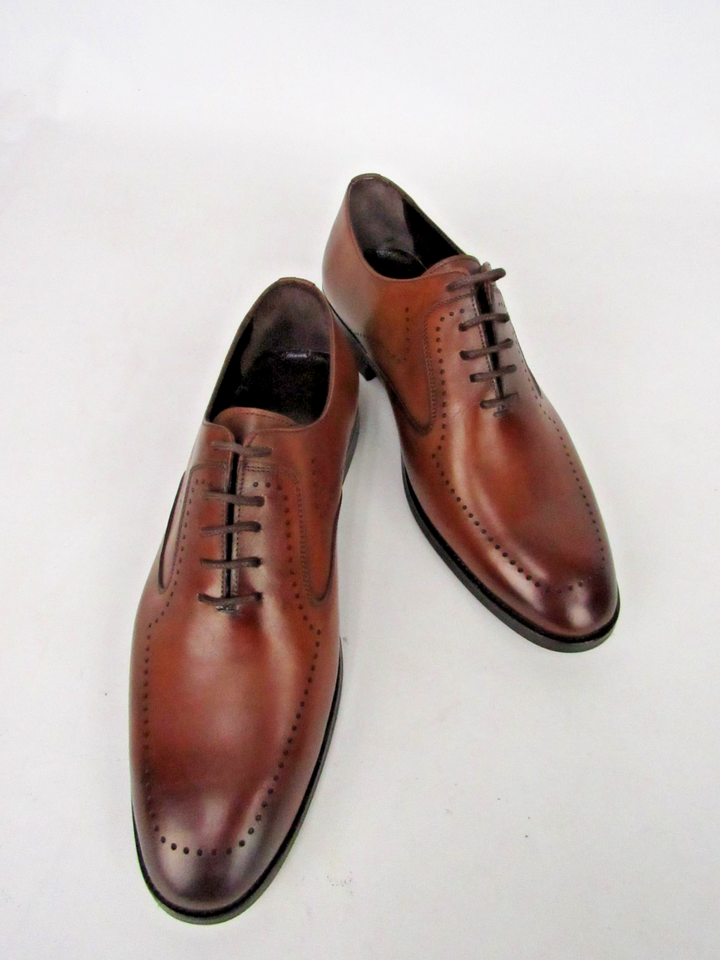 Classic Calf Leather Elegant Dress Shoes - Handcrafted Size EU 41